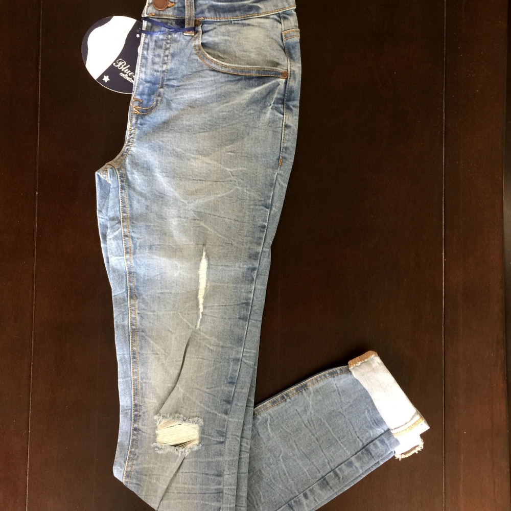 Stretchy Skinny Jeans Women Denim Jeans - Picture 6 of 8